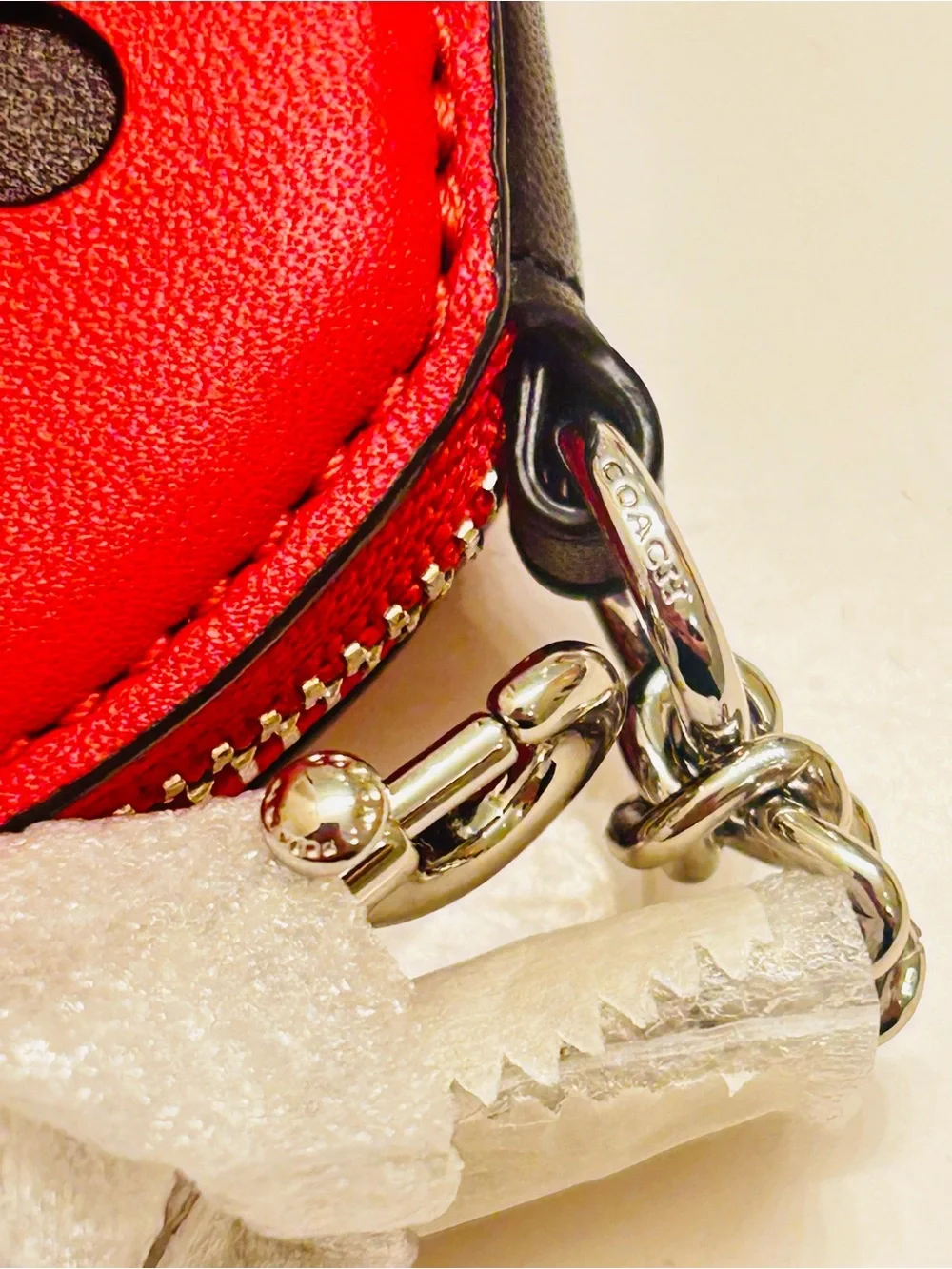 RARE COACH Ladybug Wallet/ Change Wallet/ Keychain/ Bag Charm